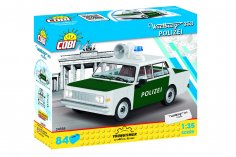COBI Klemmbausteine Auto WARTBURG 353 POLIZEI - 84 Teile