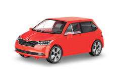COBI Klemmbausteine Auto SKODA FABIA - 77 Teile