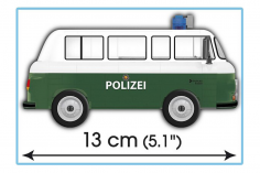 COBI Klemmbausteine Auto BARKAS B1000 POLIZEI - 157 Teile