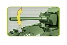 COBI Klemmbausteine Kampfpanzer 2. Weltkrieg M24 Chaffee - 590 Teile