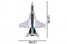 COBI Klemmbausteine Flugzeug F/A-18E Super Hornet Limited Edition - 570 Teile