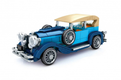 Sembo Klemmbausteine Oldtimer blau - 348 Teile