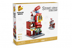 Panlos Klemmbausteine Mini Street View Modular Kneipe - 273 Teile