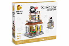 Panlos Klemmbausteine Mini Street View Modular Juwelier - 266 Teile