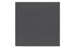 Wange Grundplatte dunkel grau 32x32 Noppen, ca. 25,5x25,5cm