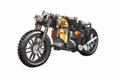 MouldKing Klemmbausteine Motorrad Racing Motorcycle - 383 Teile