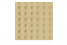 Grundplatte UNTERBAUBAR sand gelb 32x32 Noppen, ca. 25,5x25,5cm
