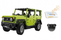 CaDA Klemmbausteine Suzuki Jimny - RC Set RTR mit Fernsteuerung oder via APP und Antriebsset - 579 Teile