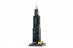 Wange Klemmbausteine - Willis Tower-Chicago in Amerika - 1241 Teile