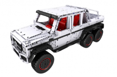 MouldKing Klemmbausteine 6X6 Geländewagen G700 mit RC Set (Ferngesteuert) - 3686 Teile