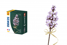 Sembo Klemmbausteine Blumen - Flieder - 201 Teile