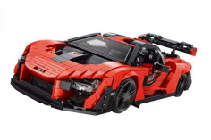 MouldKing Klemmbausteine Senna GTR Sportwagen in Rot - 1182 Teile