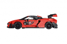 MouldKing Klemmbausteine Senna GTR Sportwagen in Rot - 1182 Teile