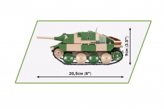 COBI Klemmbausteine Jagdpanzer 38T Hetzer - 555 Teile