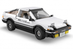 CaDA Klemmbausteine - Initial-D Toyota AE86 Trueno - optional aufrüstbar mit RC Set - 1324 Teile