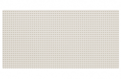 Wange Grundplatte Weiß 28x56 Noppen, ca. 44,5x22,5cm