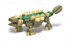 Linoos Klemmbausteine Dinosaurier Ankylosaurus - 132 Teile