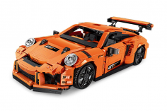MouldKing Klemmbausteine orangener Sportwagen GT3-911 - 1075 Teile