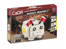 CaDA Klemmbausteine Piggy Bank - 344 Teile