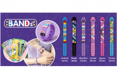 Wange Klemmbausteine Bands Kinderarmband blau - 29 Teile