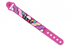 Wange Klemmbausteine Bands Kinderarmband pink - 29 Teile