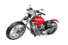 COGO Klemmbausteine schweres Motorrad - 573 Teile