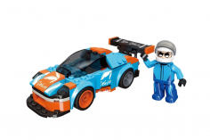 Linoos Klemmbausteine Speedies Blau - 170 Teile
