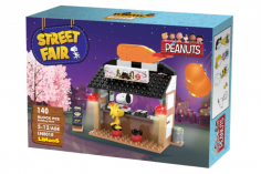 Linoos Klemmbausteine Peanuts Sushi Stand mit Snoopy und Woodstock - 140 Teile