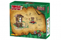 Linoos Klemmbausteine Peanuts Aussichtsturm mit Snoopy und Charlie Brown - 192 Teile
