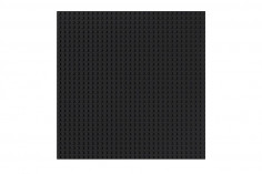 Grundplatte UNTERBAUBAR schwarz 32x32 Noppen, ca. 25,5x25,5cm