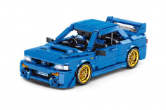 Sembo Klemmbausteine Sportwagen blau Pullback - 896 Teile