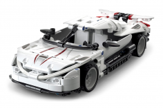 CaDA Klemmbausteine - Apocalypse Sports Car - Pullback-Antrieb (Rückzieh-Antrieb) - 368 Teile