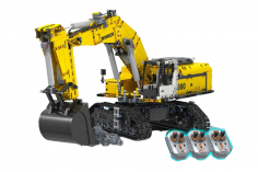 Winner Klemmbausteine Technique Raupenbagger mit RC-Set - 2071 Teile