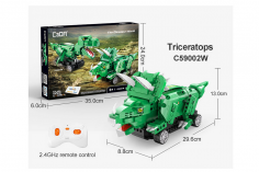 CaDA Klemmbausteine Dinosaurier Triceratops - 317 Teile