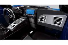 Sembo Klemmbausteine blauer Rennwagen - 668 Teile
