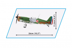 COBI Klemmbausteine Flugzeug 2. Weltkrieg Morane-Saulnier MS.406 - 317 Teile