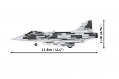 COBI Klemmbausteine Flugzeug Saab Jas 39 Gripen E - 480 Teile