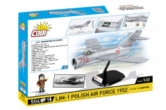 COBI Klemmbausteine Flugzeug Lim -1 Polish Air Force 1952 - 504 Teile
