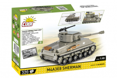 COBI Klemmbausteine Panzer M4A3E8 SHERMAN - 320 Teile