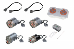 MouldKing Klemmbausteine RC SET für den Blauen Sportwagen (M-13056S)