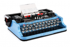 MouldKing Klemmbausteine Klassische Schreibmaschine in Blau - 2139 Teile