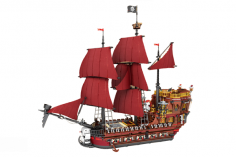 Reobrix Klemmbausteine Piratenschiff Pirate Revenge - 3066 Teile