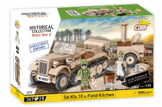COBI Klemmbausteine Auto SD KFZ 10 Demag mit Feldküche Executive Edition - 367 Teile