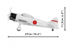 COBI Klemmbausteine Flugzeug Mitsubishi A6M2 Zero Sen - 341 Teile