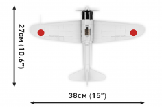 COBI Klemmbausteine Flugzeug Mitsubishi A6M2 Zero Sen - 341 Teile