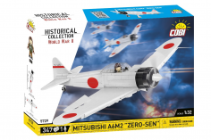 COBI Klemmbausteine Flugzeug Mitsubishi A6M2 Zero Sen - 341 Teile