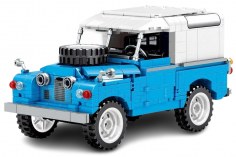 Sembo Klemmbausteine Oldtimer Geländewagen in Blau aus dem Bejing Auto Museum - 731 Teile