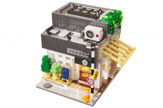 CaDA Klemmbausteine Japanisches Sommer Cafe - 1116 Teile