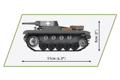 COBI Klemmbausteine Panzer II AUSF.A - 250 Teile