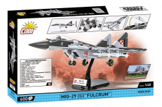 COBI Klemmbausteine Flugzeug MIG-29 Nato Code Fulcrum - 600 Teile